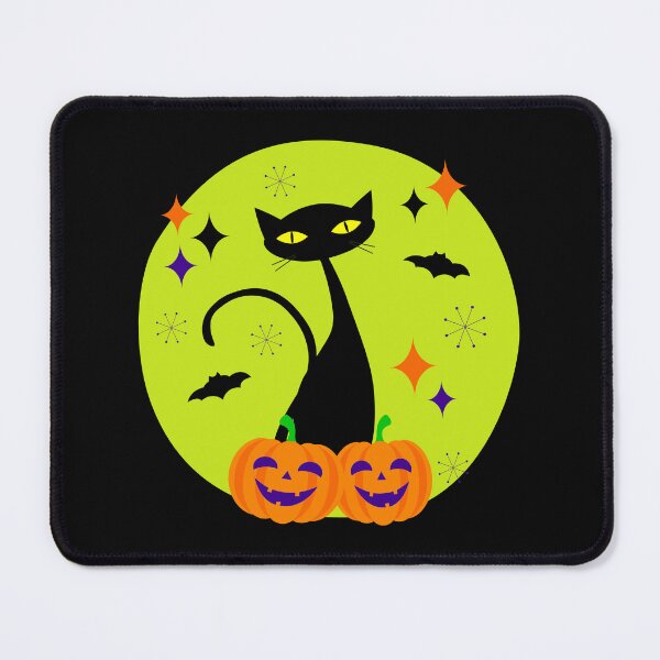 Item preview, Atomic Age Halloween Black Cat II designed and sold by trdstudio.