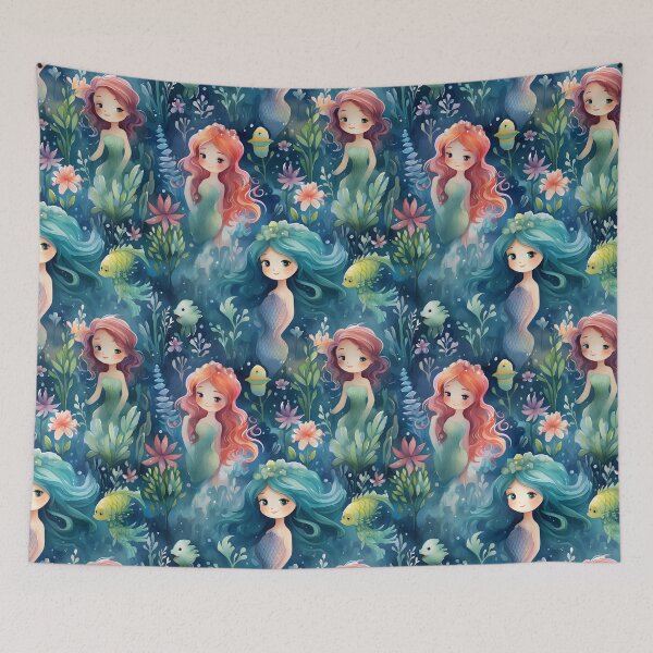 Item preview, Mermaids Pattern 11 designed and sold by DigitalPatternx.