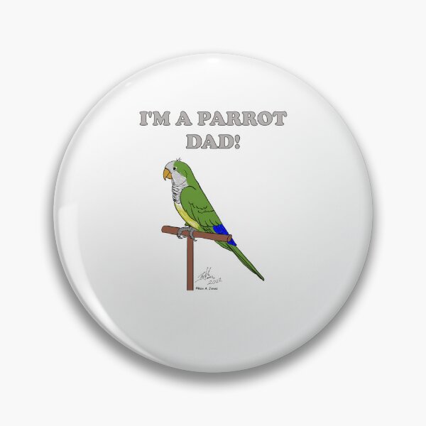 Item preview, I'm a Parrot Dad! - Green Quaker designed and sold by Laughing Parrot Studio.
