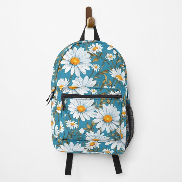 Item preview, Beautiful White Aster Flowers Pattern designed and sold by ArtCornerStudio.