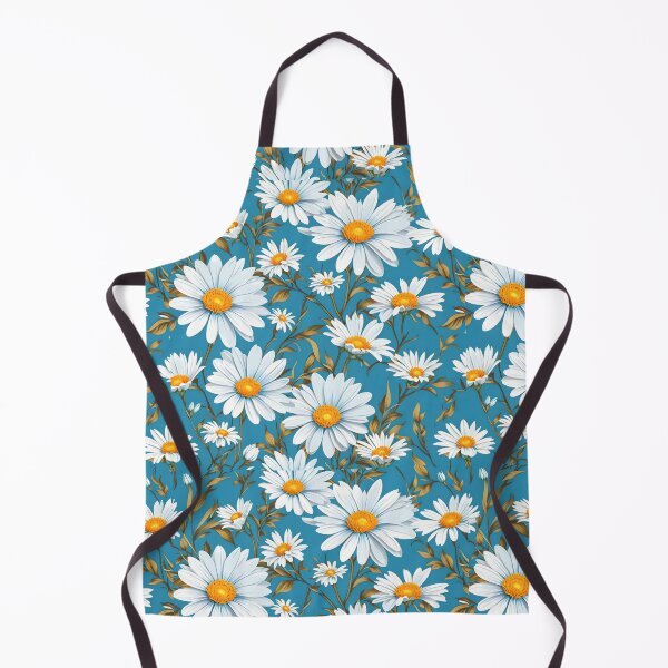 Item preview, Beautiful White Aster Flowers Pattern designed and sold by ArtCornerStudio.