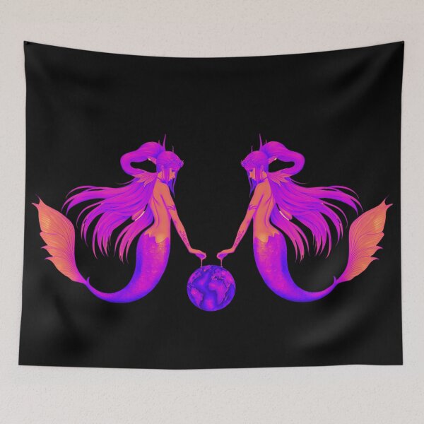 Item preview, Bright Color Faries Holding The World  designed and sold by SirenasWorld.