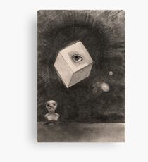 The Cube by Odilon Redon, 1880 Canvas Print