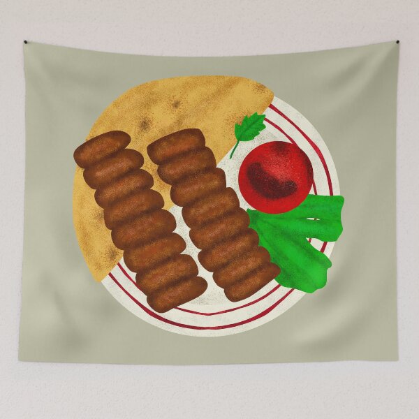 Item preview, Kebab plate  designed and sold by Nadia Arsky.