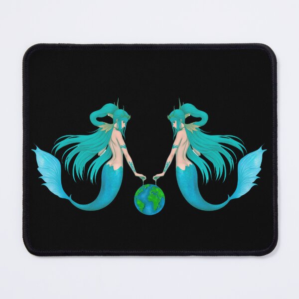 Item preview, Earth Tone Mermaids Protectors of The World designed and sold by SirenasWorld.