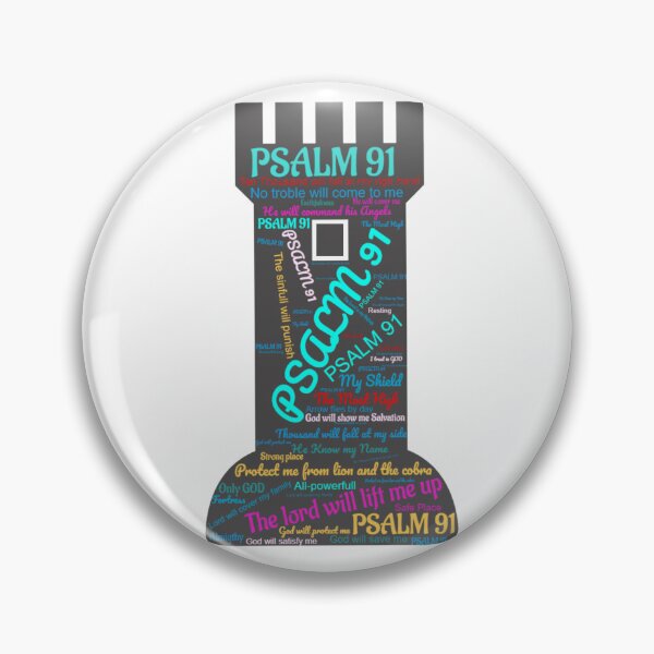 Item preview, Psalm 91| Bible verse| God is the all-powerful tower  designed and sold by Faith-and-Light.