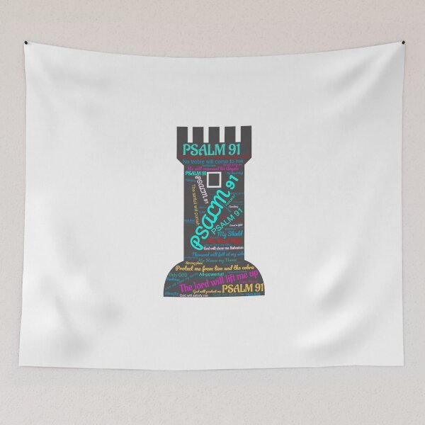 Item preview, Psalm 91| Bible verse| God is the all-powerful tower  designed and sold by Faith-and-Light.