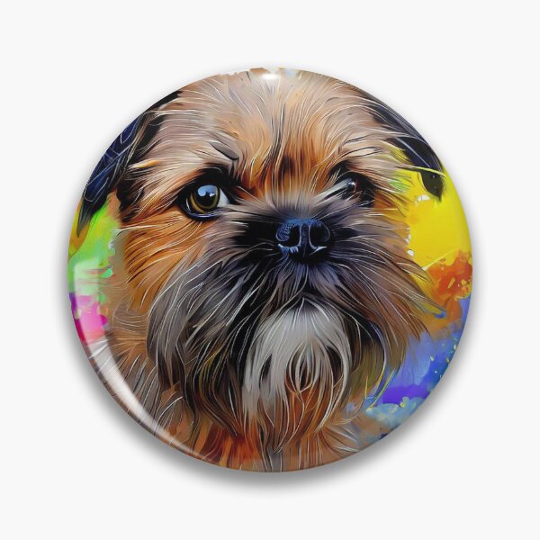 Item preview, Border Terrier Splash Art designed and sold by The Digital Compass.