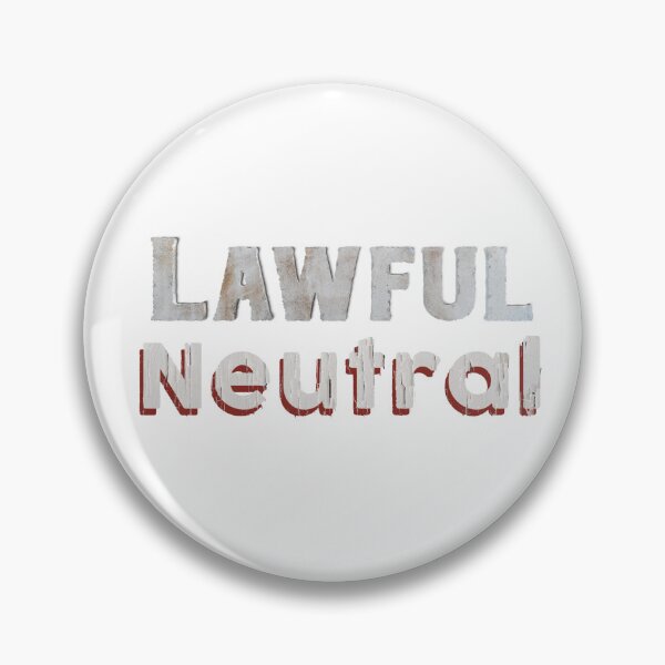Item preview, Dungeons and Dragons Lawful Neutral Alignment designed and sold by zoooooooz.