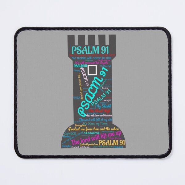 Item preview, Psalm 91| Bible verse| God is the all-powerful tower  designed and sold by Faith-and-Light.