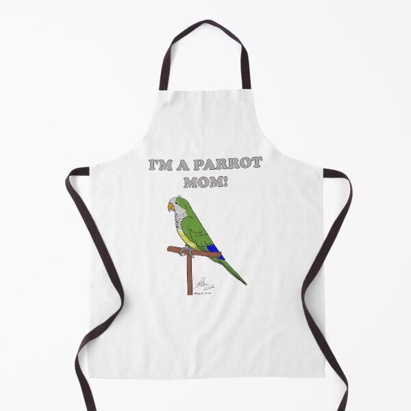 Item preview, I'm a Parrot Mom! - Green Quaker designed and sold by Laughing Parrot Studio.