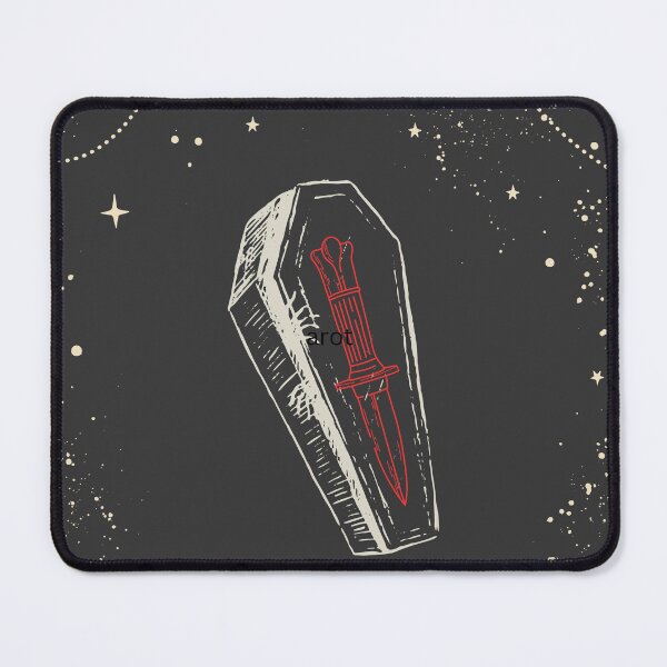 Item preview, Eternal Enigma Unveiled: Coffin of Secrets in the Tarot Shadows- tarot designed and sold by TEEJAMBOREE.