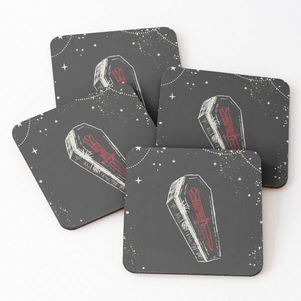 Item preview, Eternal Enigma Unveiled: Coffin of Secrets in the Tarot Shadows- tarot designed and sold by TEEJAMBOREE.
