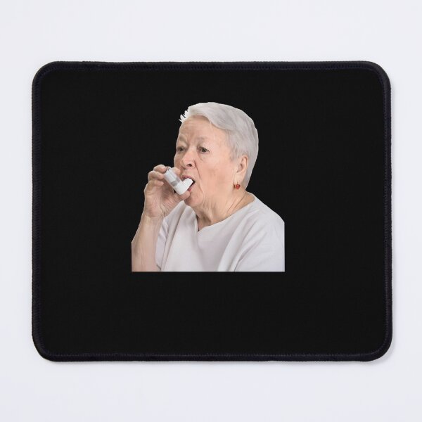 Item preview, Old Lady with Inhaler designed and sold by oeuwulwyyvy39.
