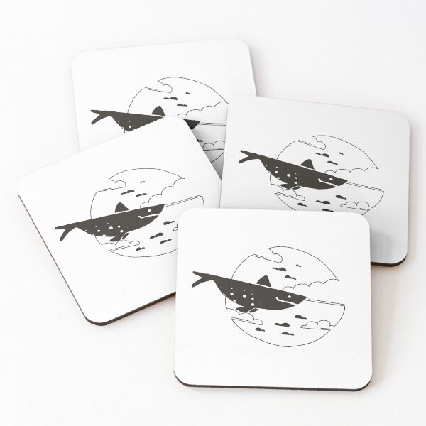 Item preview, Whale through the sky designed and sold by MyMessyCreation.