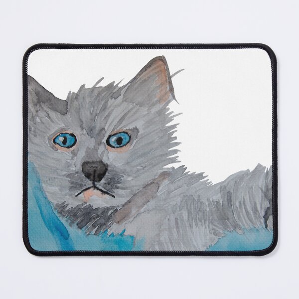 Item preview, watercolor cat designed and sold by andreacabeza.