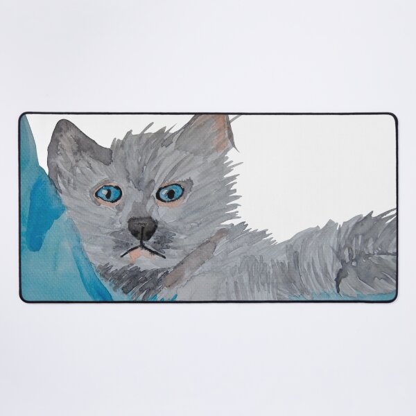 Item preview, watercolor cat designed and sold by andreacabeza.