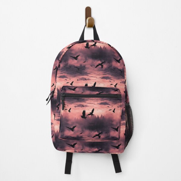 Item preview, Ravens Silhouetted Against the Twilight Sky designed and sold by EvokeArtisan.