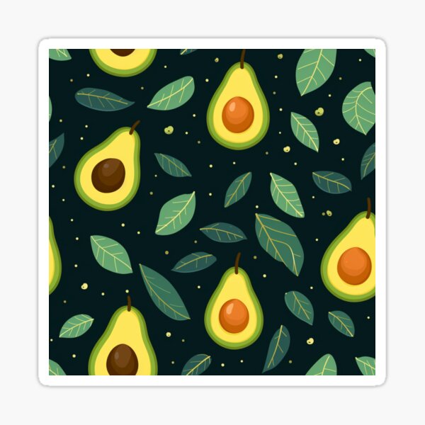 Avocado fresco su sfondo scuro. concetto di cibo vegetariano. • wall  stickers dark, exotic, lifestyle