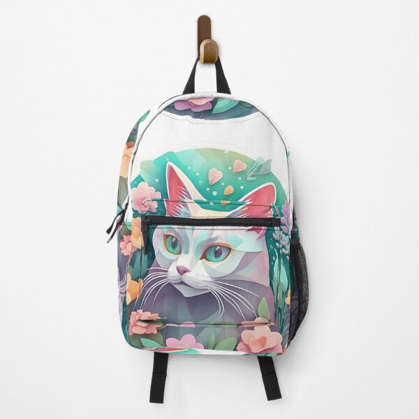 Item preview, Polygonal Flower Cat by Urban Nova Design designed and sold by UrbanNova.