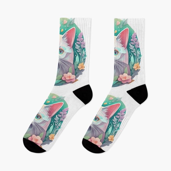 Item preview, Polygonal Flower Cat by Urban Nova Design designed and sold by UrbanNova.