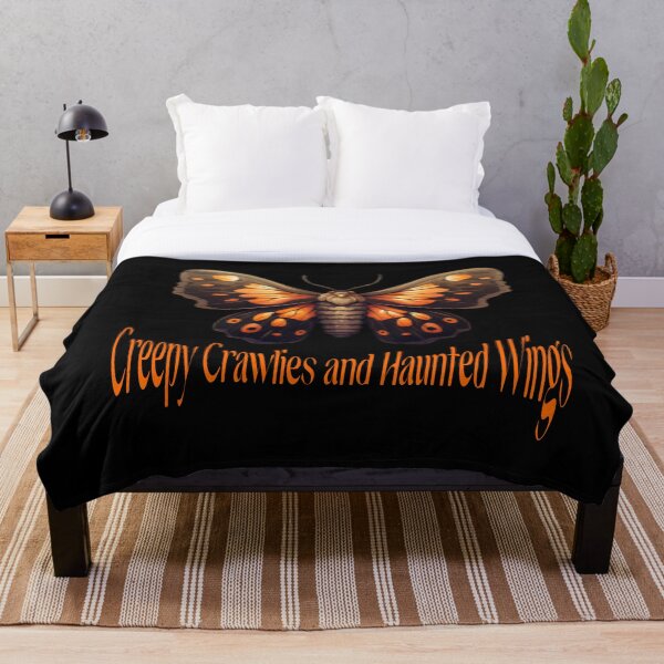 Item preview, Creepy Crawlies and Haunted Wings Spooky Moth Artwork designed and sold by Digiversal.