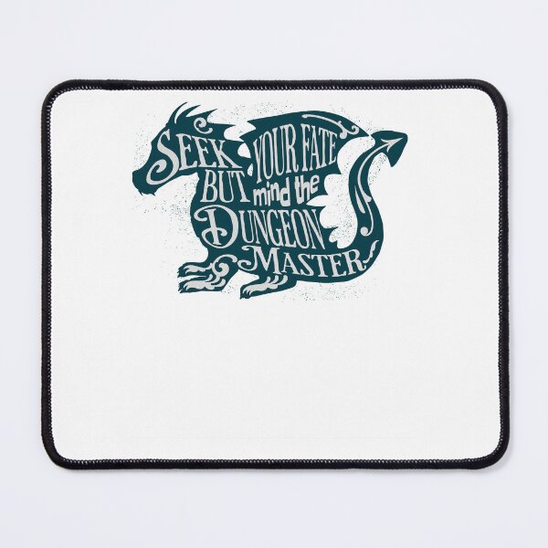 Item preview, Seek your fate but mind the dungeon master! - Dungeon Master Warning designed and sold by Zanda-Nerd-Shop.