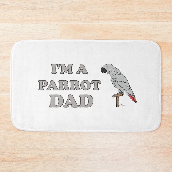 Item preview, I'm a Parrot Dad! - African Grey designed and sold by Laughing Parrot Studio.
