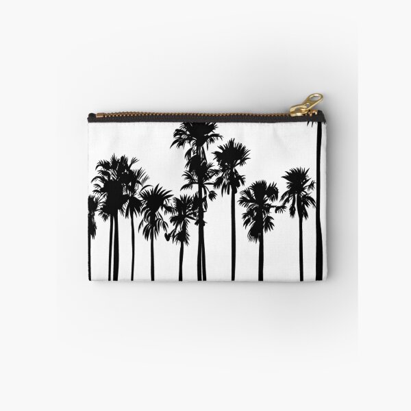 Item preview, Black and white palm trees art print designed and sold by dcrc.