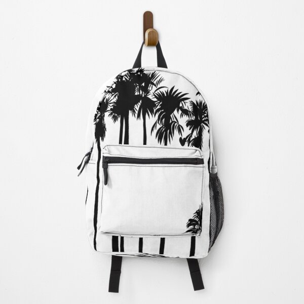 Item preview, Black and white palm trees art print designed and sold by dcrc.