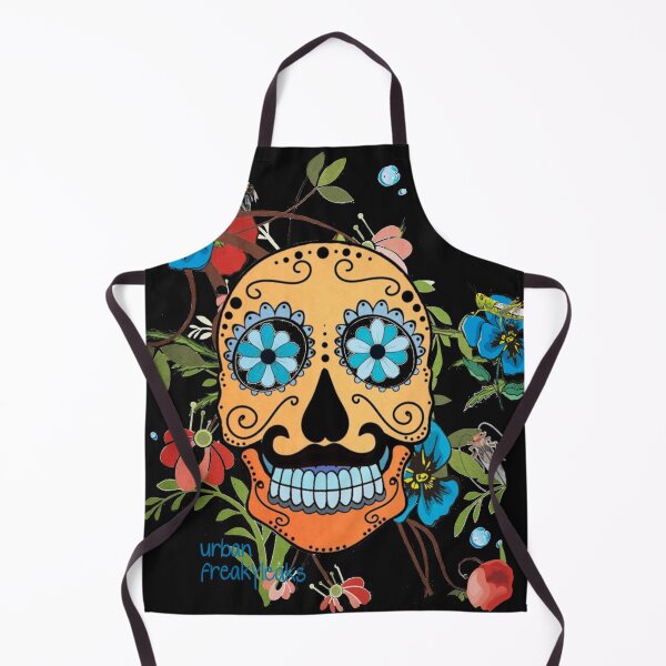 Artikelvorschau, Totenkopf mit vielen Blumen und Käfern entworfen und verkauft von inarausch2023.