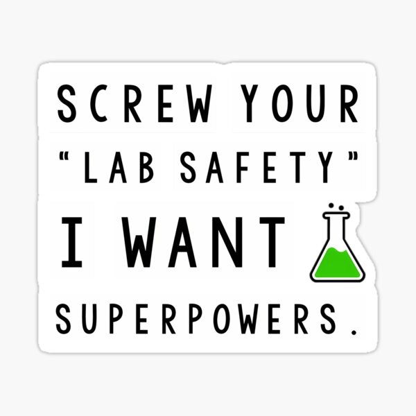 Item preview, Screw your lab safety	 designed and sold by uaixcacnlnv34.