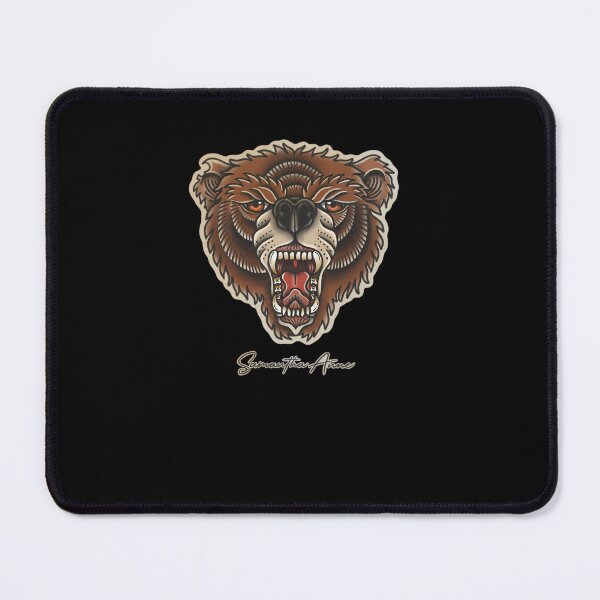Item preview, Old School Bear Traditional Tattoo Art  	 designed and sold by oeuwulwyyvy39.