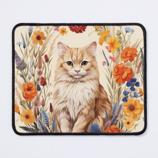 Item preview, Cat In Bohemian Garden 2 designed and sold by JELeitner.