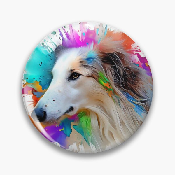 Item preview, Borzoi Splash Art designed and sold by The Digital Compass.