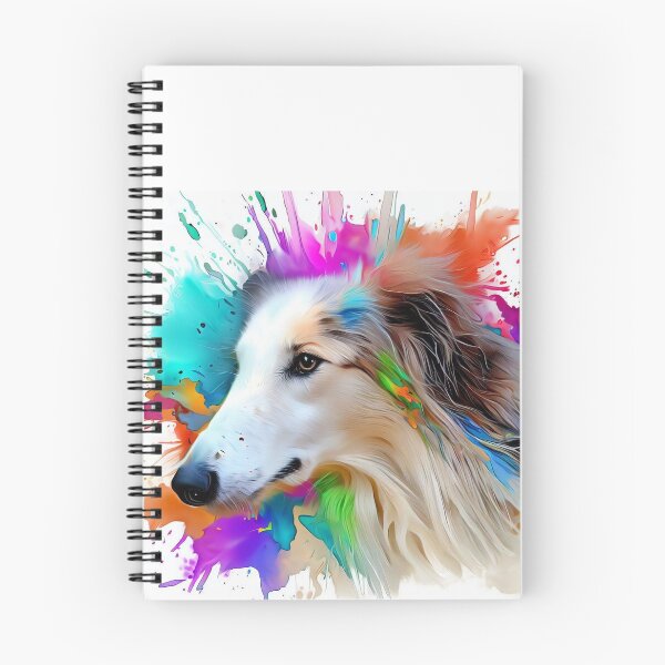 Item preview, Borzoi Splash Art designed and sold by The Digital Compass.