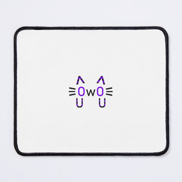 Item preview, Emo striped OwO cat (purrrrple) designed and sold by MeepDaHusky.