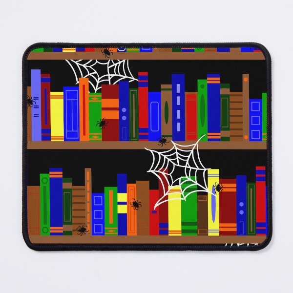 Item preview, halloween library books spiderweb cobweb designed and sold by Gossip Rag.
