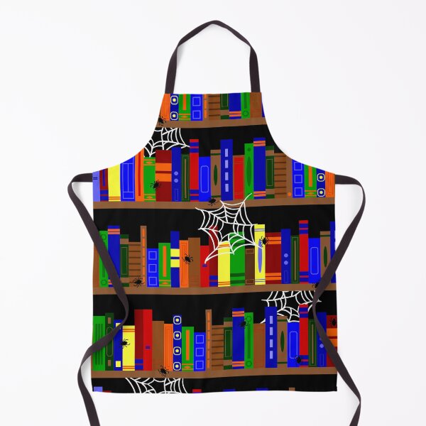 Item preview, halloween library books spiderweb cobweb designed and sold by Gossip Rag.