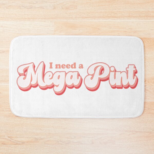 Item preview, I Need a Mega Pint | orange designed and sold by Nata Designs.