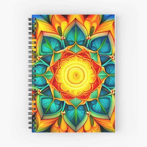 Artikelvorschau, Das Lotus-Sonnen-Mandala entworfen und verkauft von Solotrope.