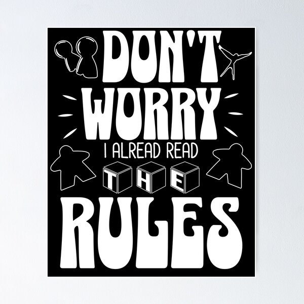 Video Game Rules Poster Print - Item # VARTIARP13405 - Posterazzi