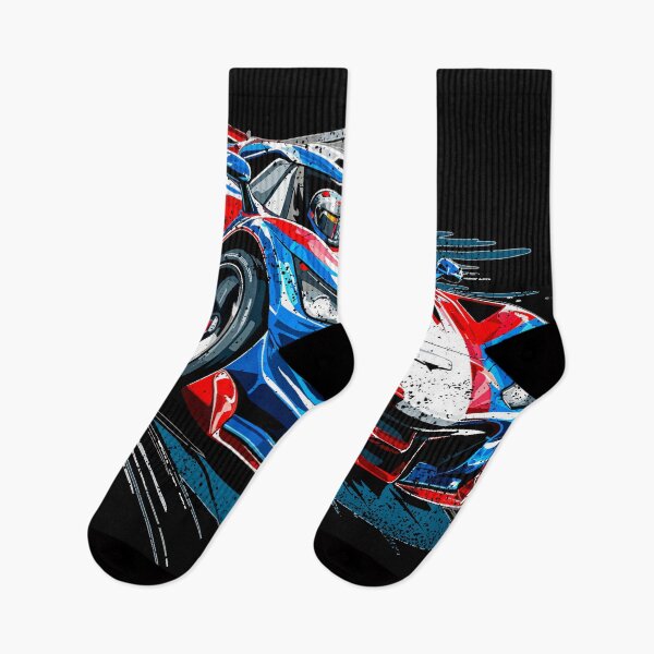 Item preview, Sports Car Red White Blue designed and sold by SteadyRolling.