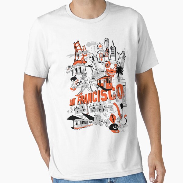 Item preview, City Tee SF designed and sold by ninjaforhire.