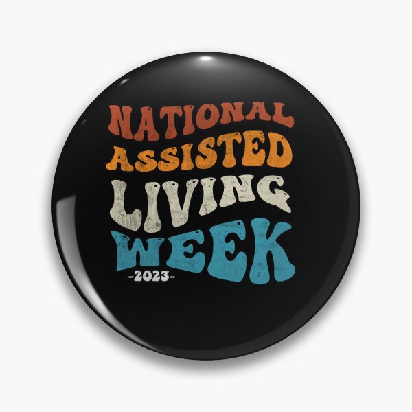Item preview, Retro National Assisted Living Week 2023 Vintage Groovy designed and sold by Pitchou07.