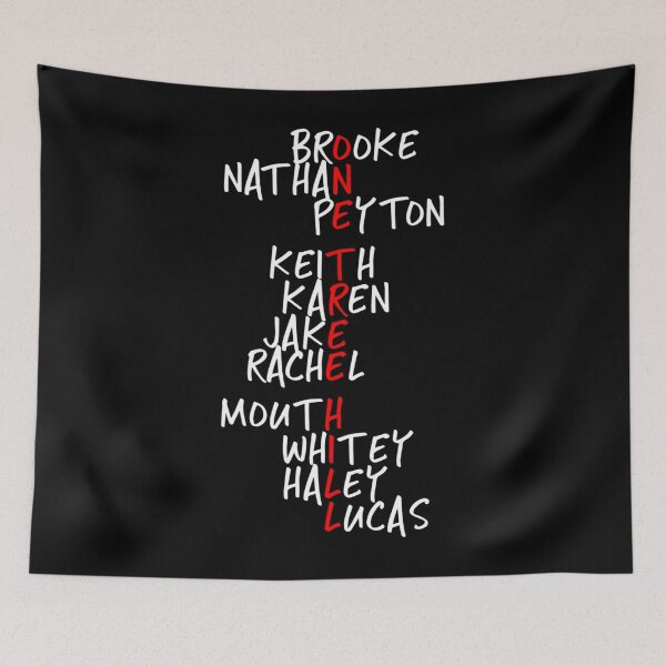 Item preview, One Tree Hill names white  	 designed and sold by oeuwulwyyvy39.