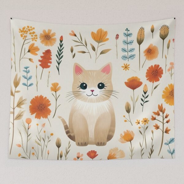 Item preview, Cat In Bohemian Garden 3 designed and sold by JELeitner.
