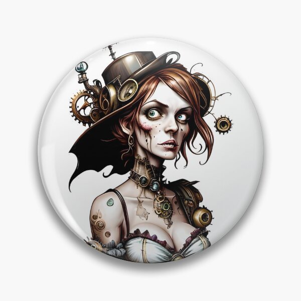 Aperçu de l'œuvre  Un art numérique Beauty Punk Zombie créée et vendue par Alisa Starz.