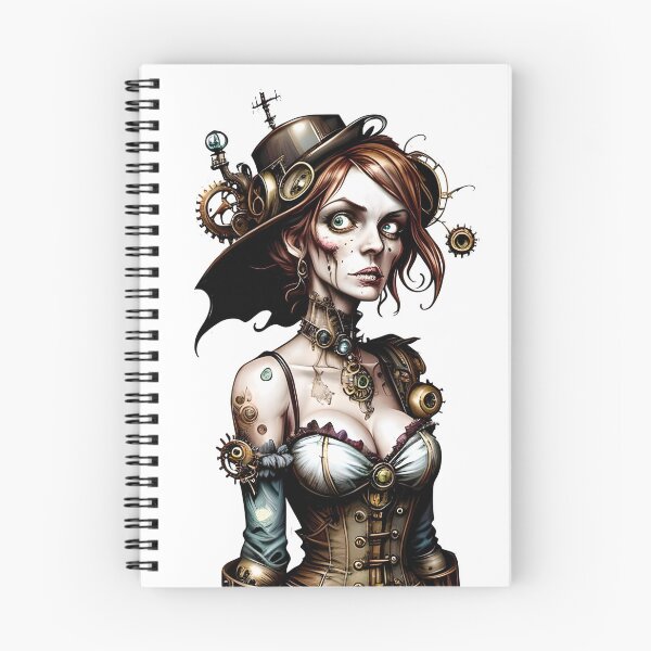 Artikelvorschau,  Eine Beauty-Punk-Zombie-Digitalkunst entworfen und verkauft von Alisa Starz.