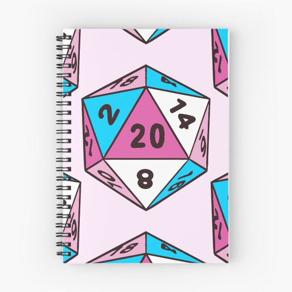Aperçu de l'œuvre Dés Femboy D20 Nat 20 créée et vendue par Heartletters.